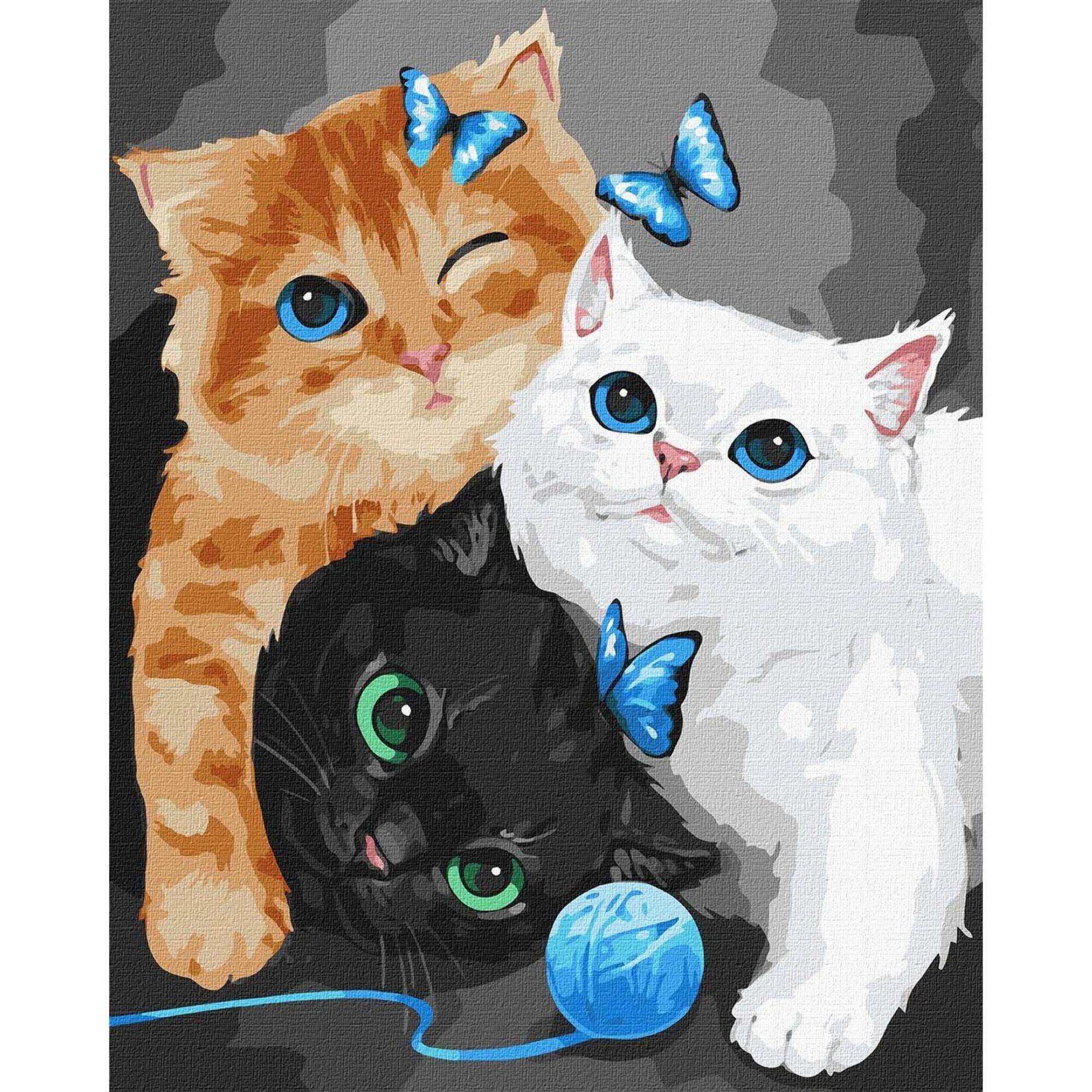 Ideyka Fluffy Painting by Numbers Kit